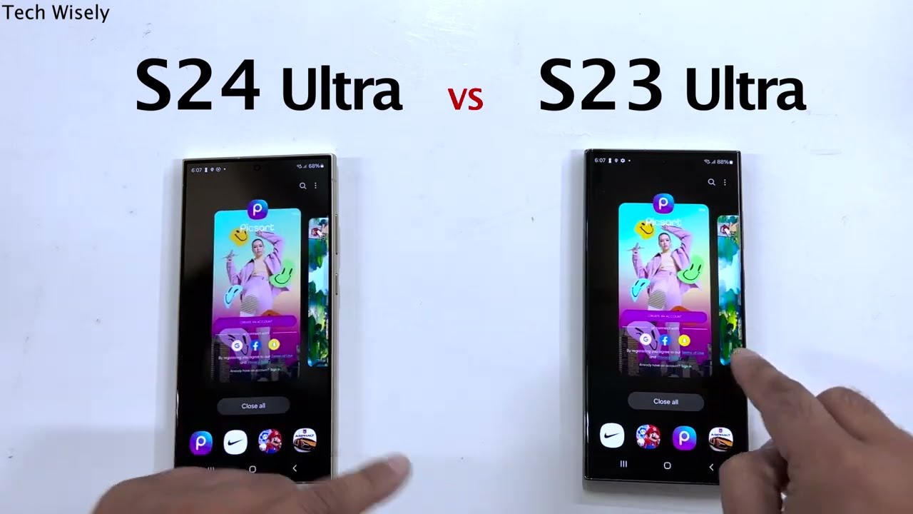 SAMSUNG S24 Ultra vs S23 Ultra - Speed Test