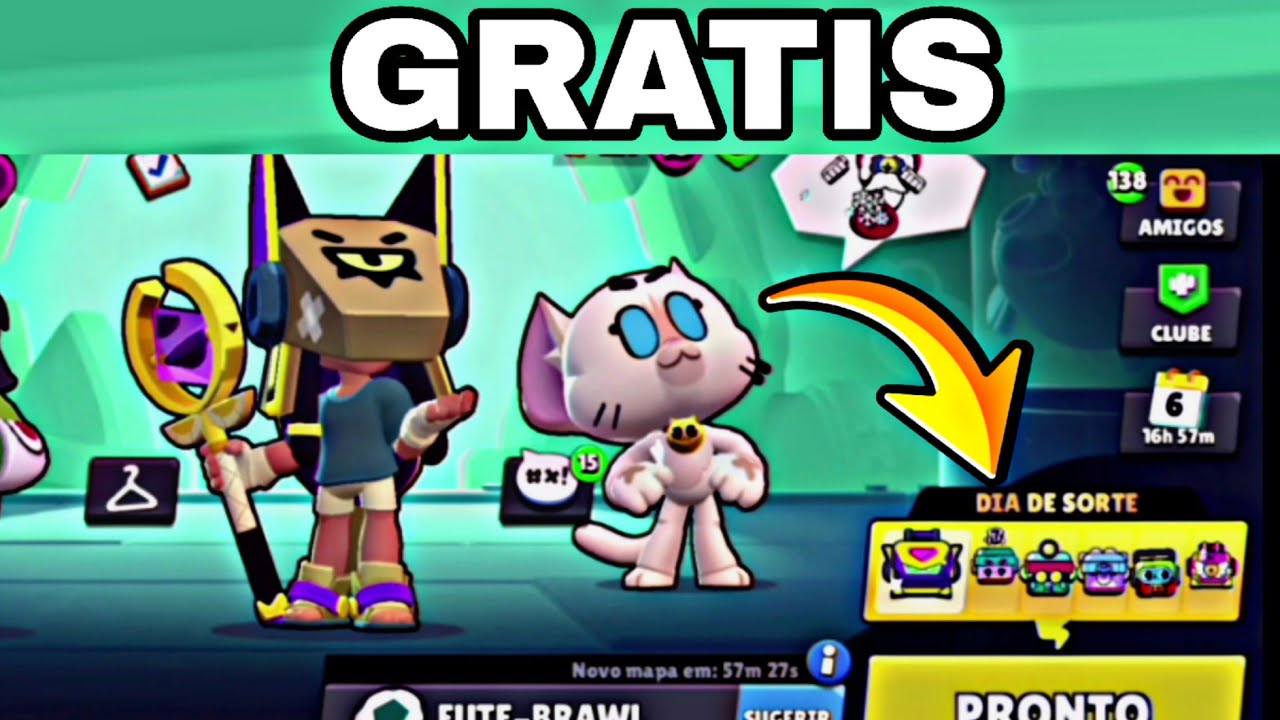 CHEGOU HOJE! CAIXA GRATIS  DOS NOVOS BRAWLERS NO BRAWL STARS 
