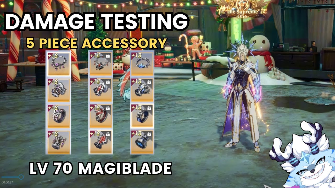 LV 70 MAGIBLADE 5 PIECE ACCESORIES BUILD TESTING | CRYSTAL OF ATLAN