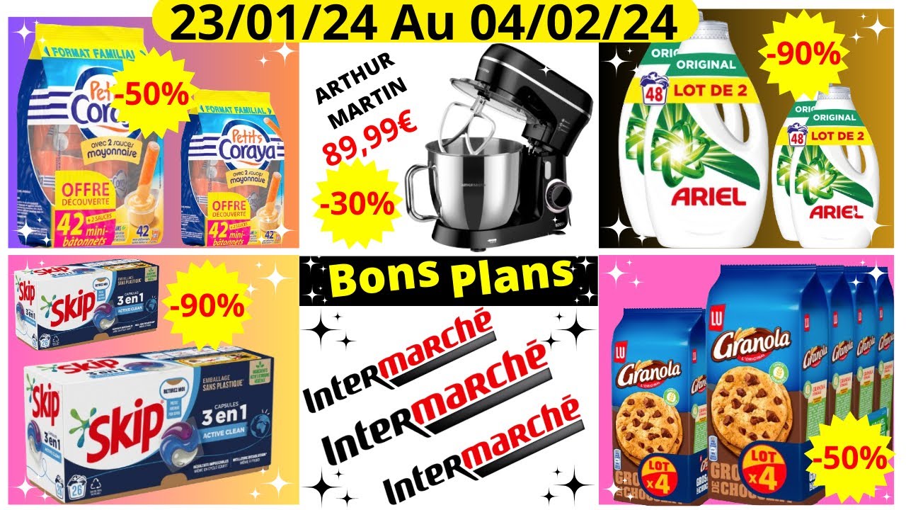 Nouveau Catalogue Intermarché Bons Plans du 23/01/24 au 04/02/24