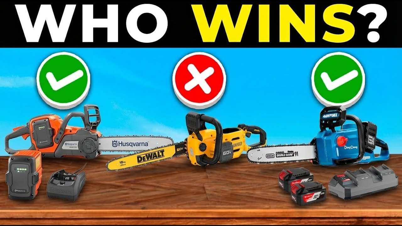 TOP 5 BEST BATTERY POWERED CHAINSAWS 2026 | Best ELECTRIC CHAINSAWS on AMAZON