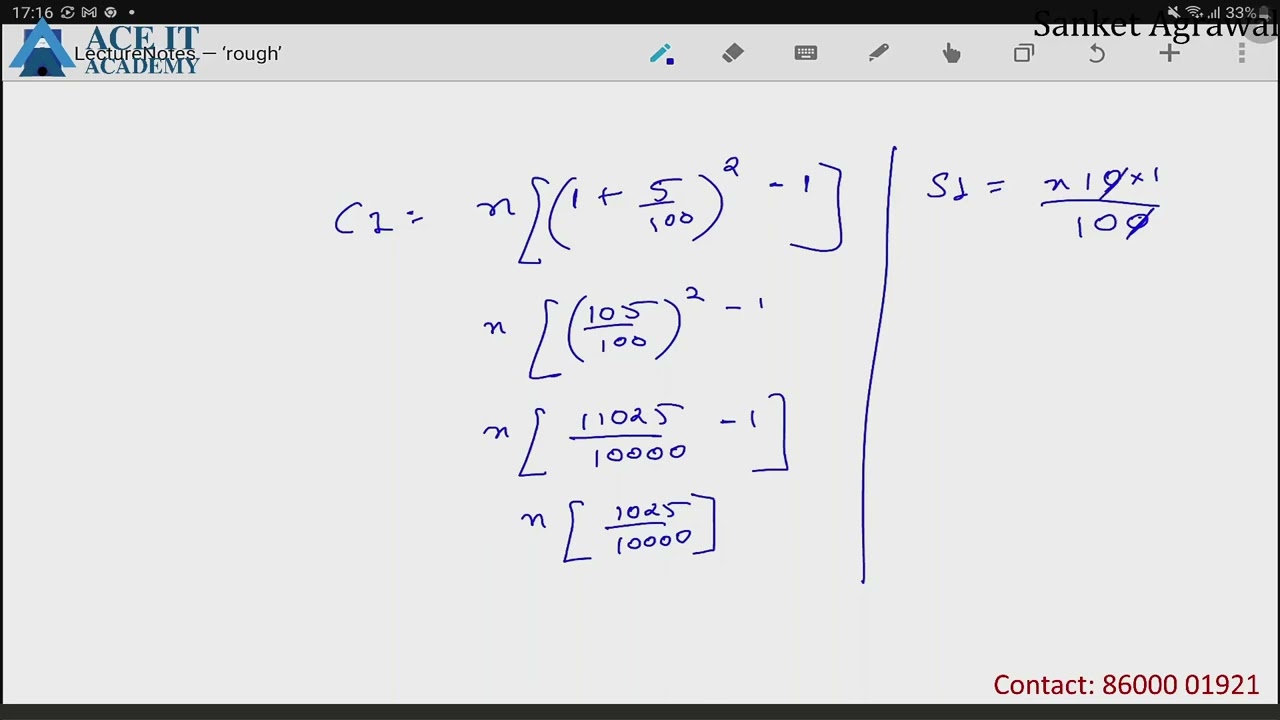 11th Applied Math Compound Interest And Annuity Lect 3 (25-26)