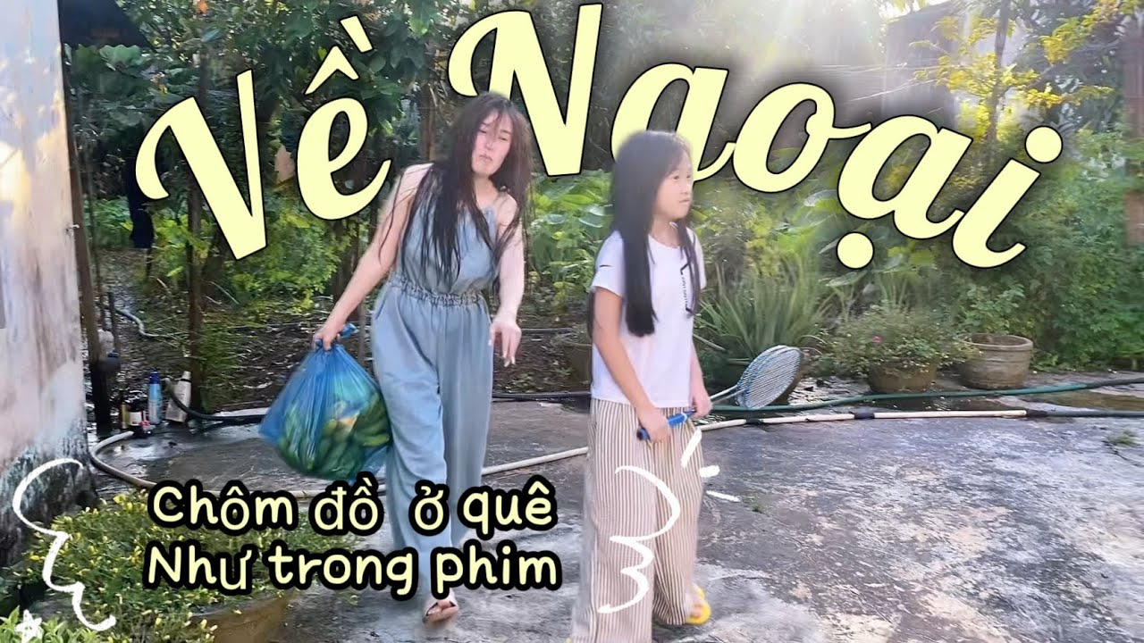 MỘT NGÀY Ở QUÊ - RA VƯỜN HÁI LÁ LỐT || QUÊ HẠNH CÓ GÌ??? #veque #vlog 