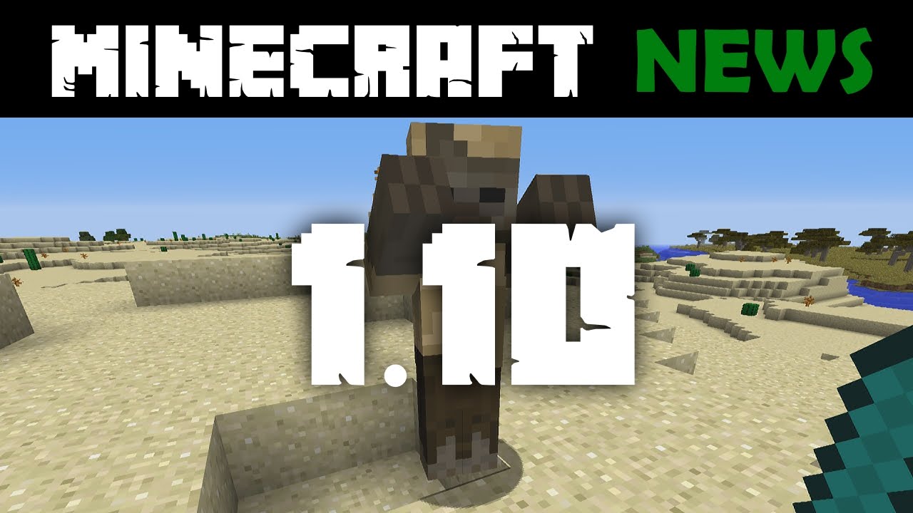 What's New in Minecraft 1.10?