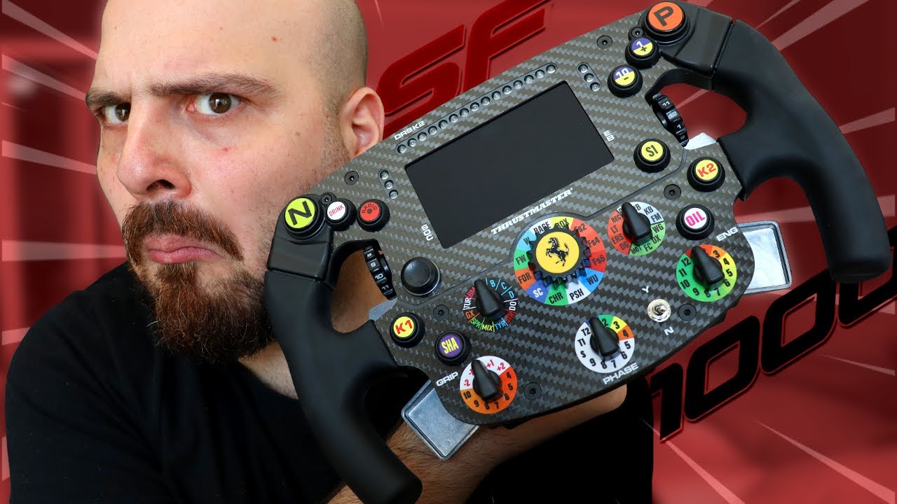 NUOVO VOLANTE F1 FERRARI SF1000 THRUSTMASTER