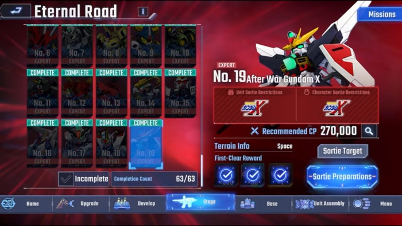 (New after debug) G Eternal - Eternal Road Ex 19 Dev Unit +10 surviving units 永恆之路 Ex19 開發機+10機存活