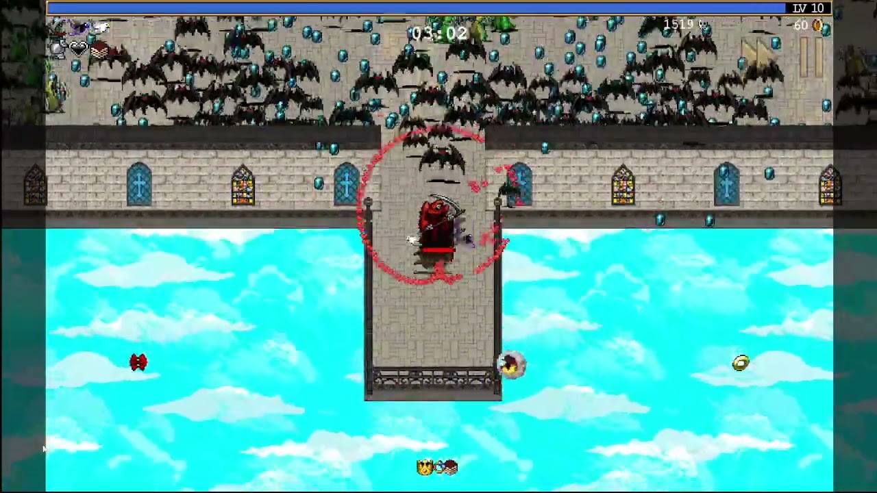 UNLOCKING COSMO by having a Pure Heart and two good friends: Vampire Survivors