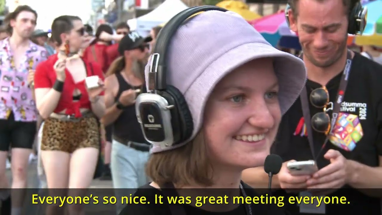 Travelling Touch Tour trailer of Victoria's Pride Street Party, Midsumma Festival 2024