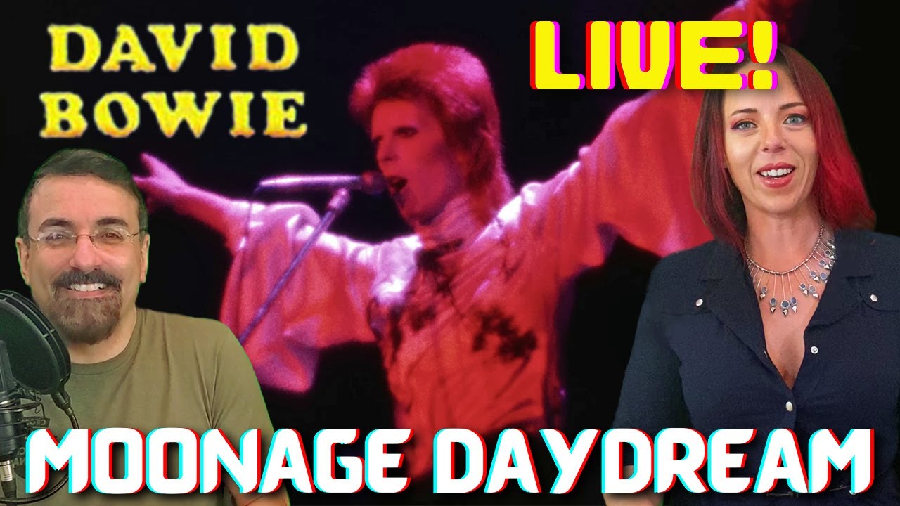 Moonage Daydream, Ziggy Stardust LIVE 1973 [David Bowie Reaction] - Couple's first-time reaction
