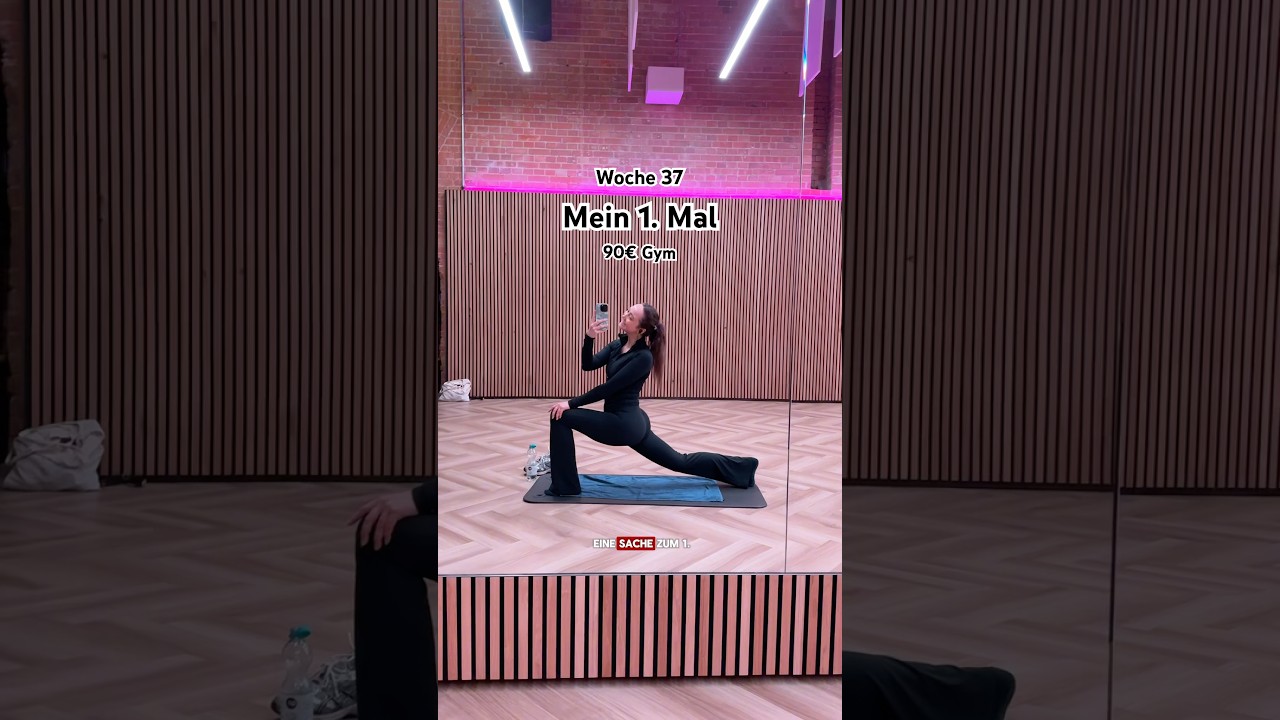 ✨My 1st Time✨ Week 37: IS THIS FANCY $90 GYM worth it? 🏋️&zwj;♀️ #challenge #firsttime