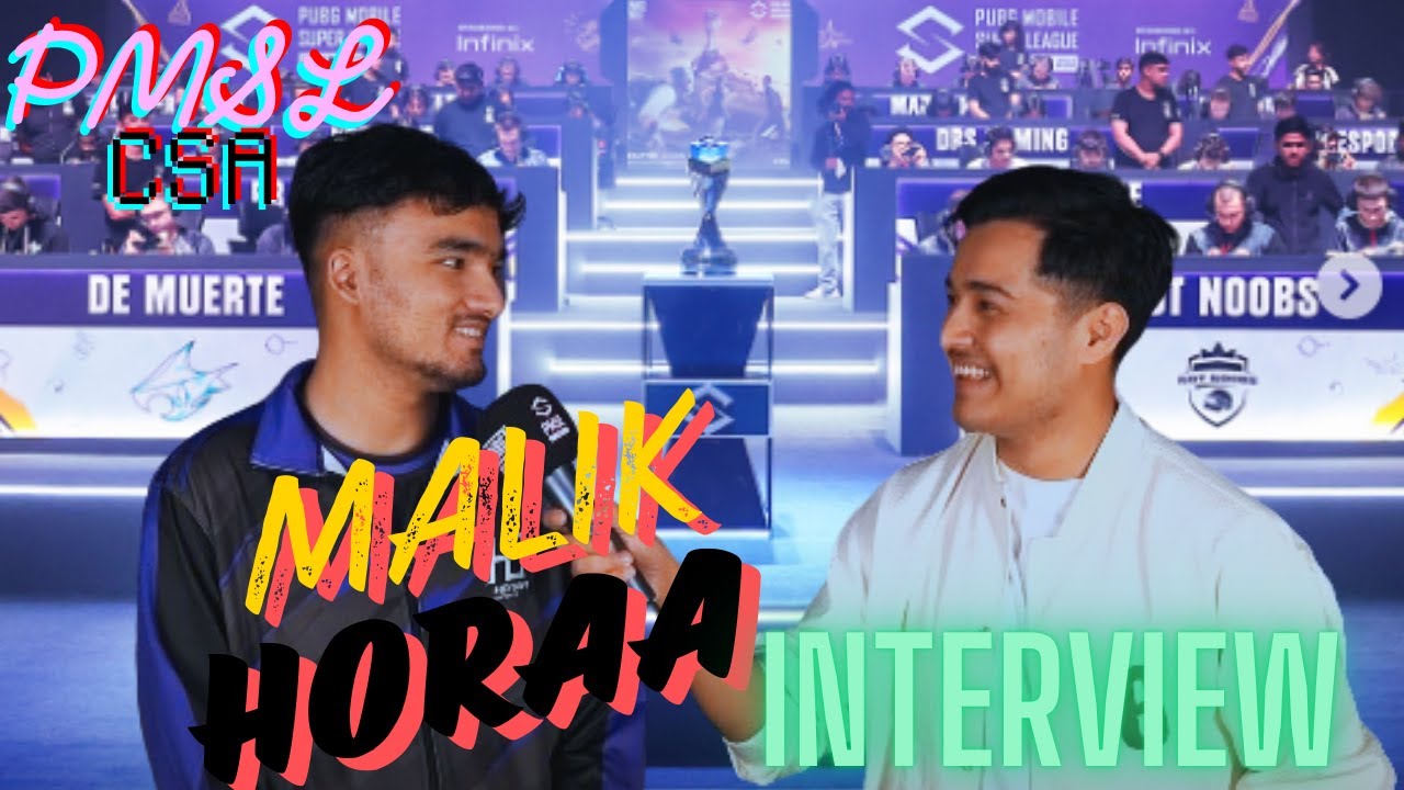MALIK HORAA INTERVIEW😲 IN PMSL CSA FALL 2024