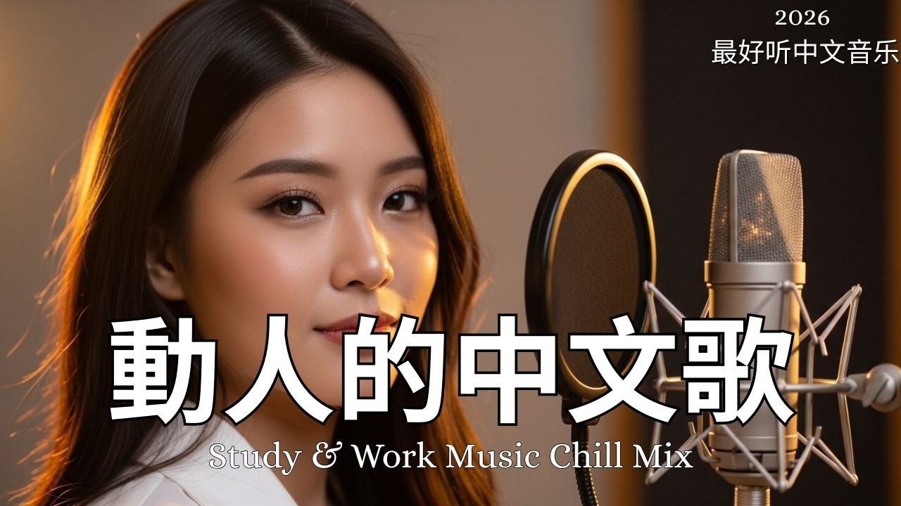 【2026最好聽中文音樂】動人抒情歌單｜讀書、工作與放鬆的絕佳音樂｜温暖寒冬的音乐 Study & Work Music Chill Mix | #BGM #專注讀書 #放鬆工作 #工作音樂 #情歌