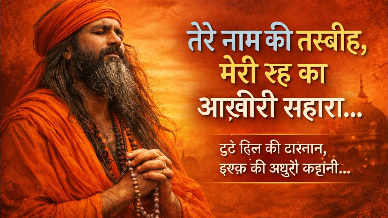 तेरे नाम की तस्बीह | अधूरी मोहब्बत का रूहानी दर्द | Sad Sufi Kalam 2026
