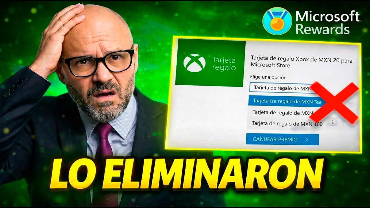 💀 MALAS NOTICIAS en Microsoft Rewards ⚠️ ELIMINAN el CANJE PERSONALIZADO 🏅