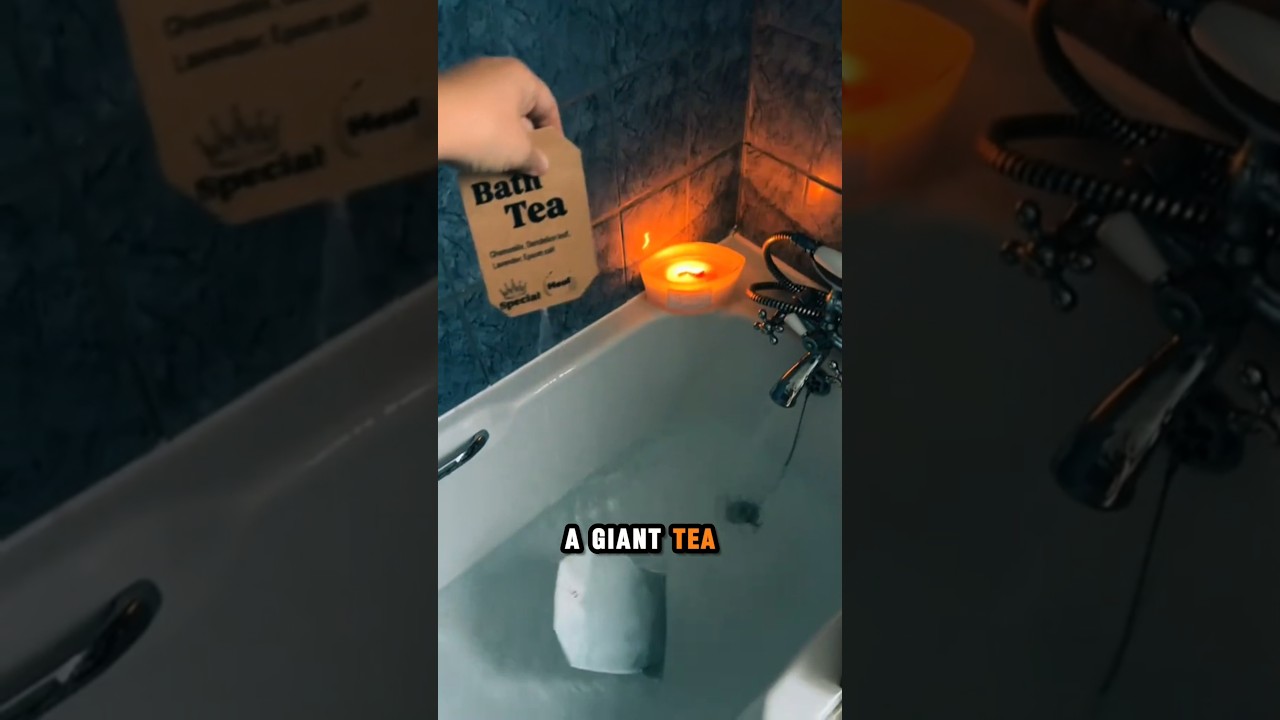 This Giant Tea Bag Is For Bathing