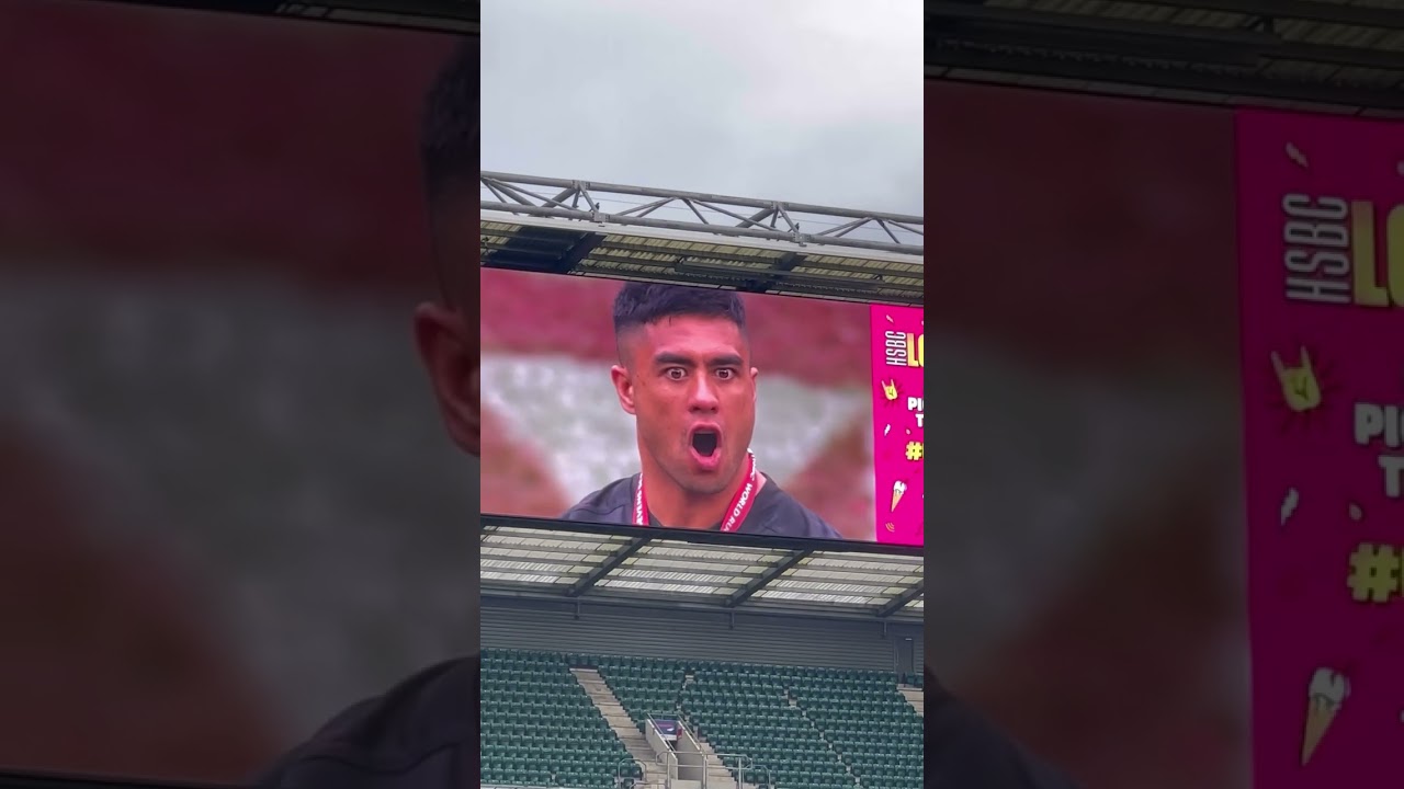 The Rugby HAKA 🔥New Zealand perform Champion Haka at HSBC  London7S💪 #allblacksrugby #london7s