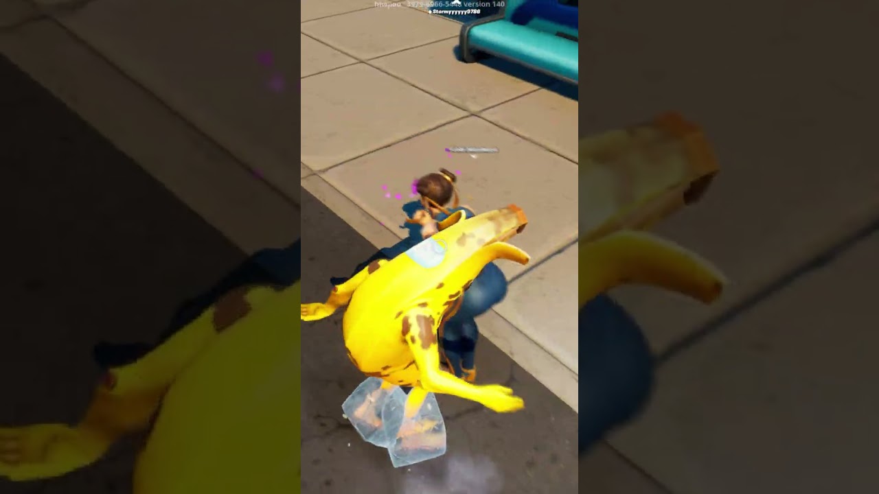 Peely SLAPS Chun-Li🍑💀 #shorts