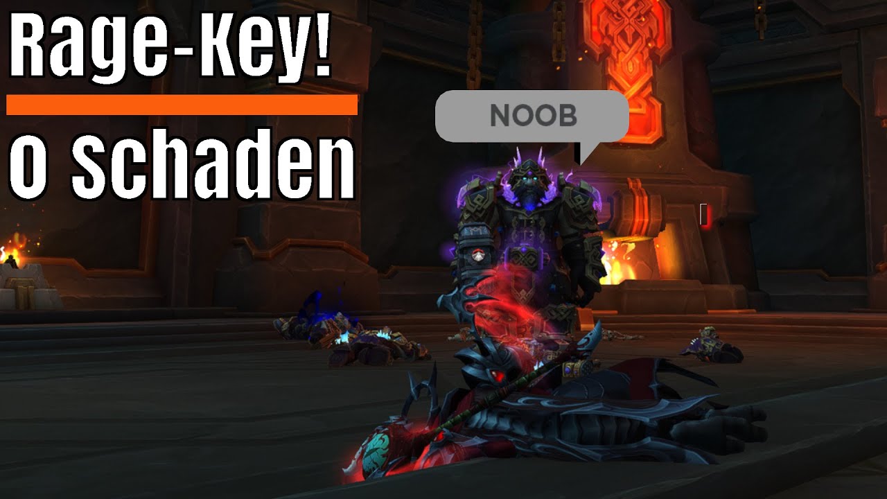 RAGE-KEY! 0 Schaden, 5 Minuten für einen Boss, kein Kampfrausch, kein BR: Die TODESGRUPPE!