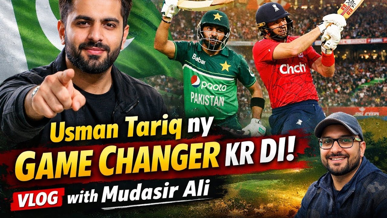 Pak vs England match vlog with Mudasir Ali 