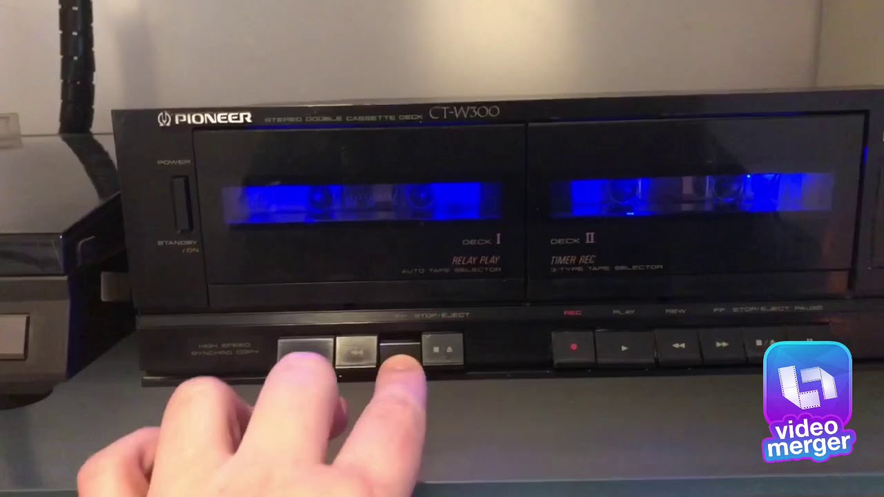 Piastra Pioneer CT-W300 Cassette Player Recorder
