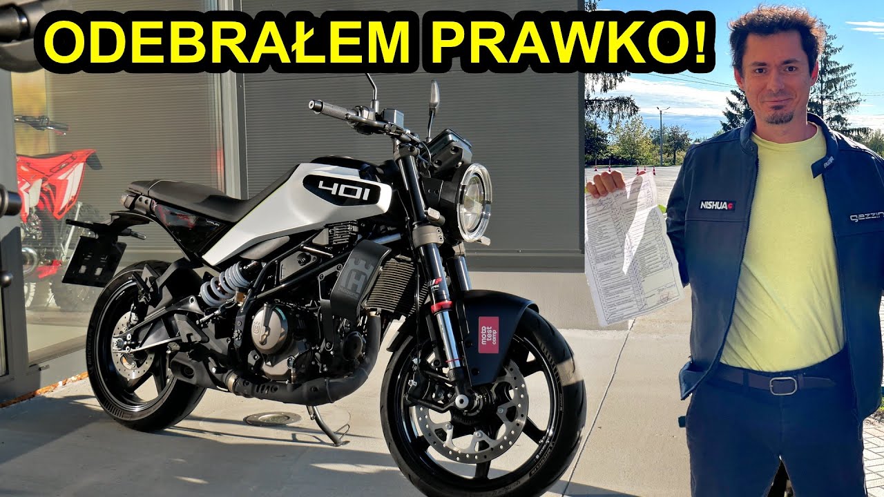 Zdałem prawko! Test Husqvarna 401 Vitpilen & Svartpilen