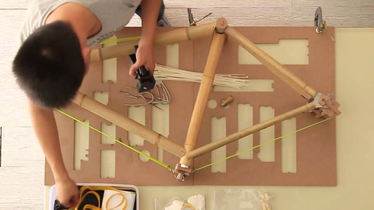 Assembly of Bamboobee BIY Bike Kit