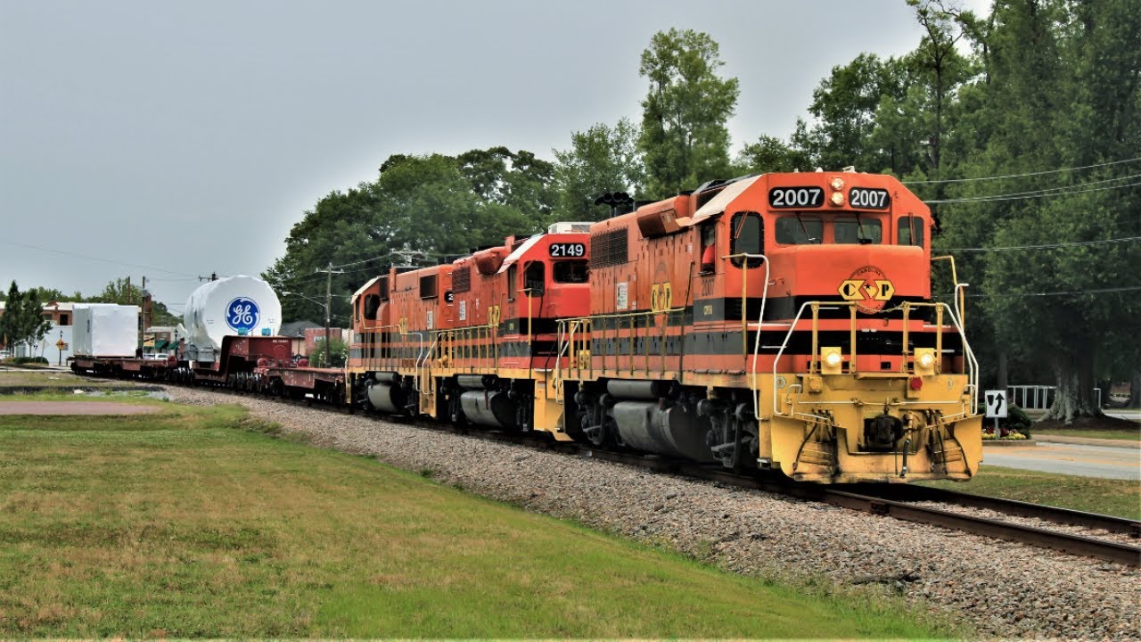 Carolina Piedmont Railroad: GE turbine move – The Chase from Greenville to Laurens, SC