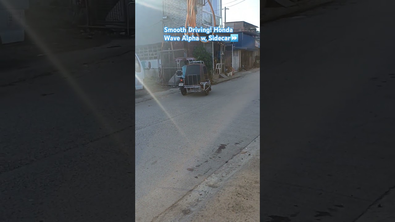 Drive Test! Honda Wave Alpha w, Sidecar