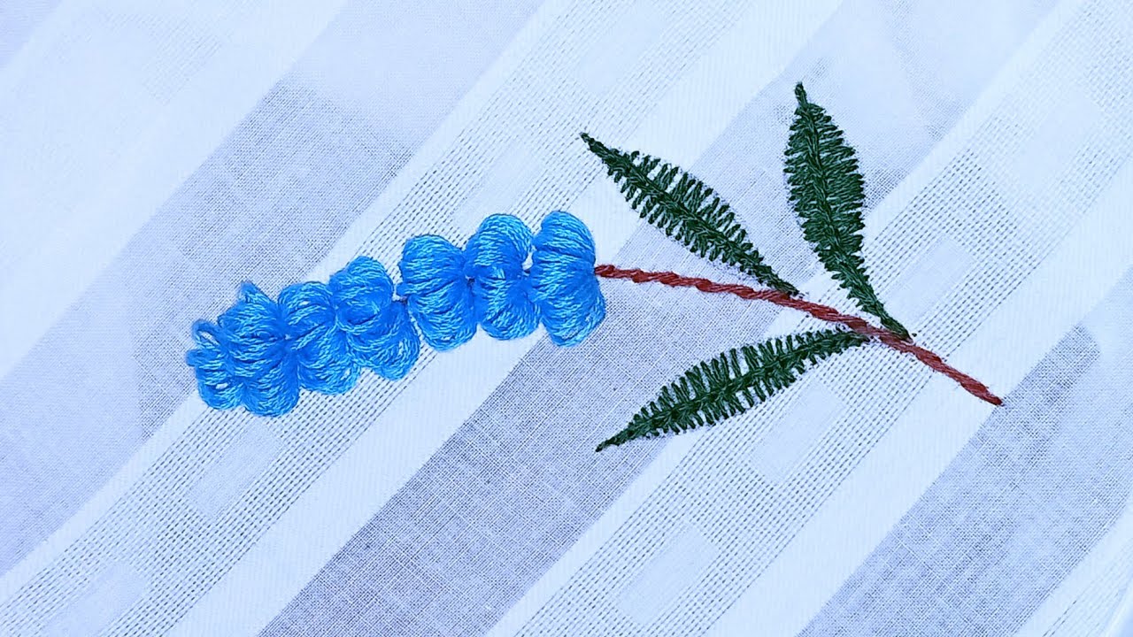 Easy and Beautiful Embroidery Designs/Simple Needle Work Flower for Beginners...