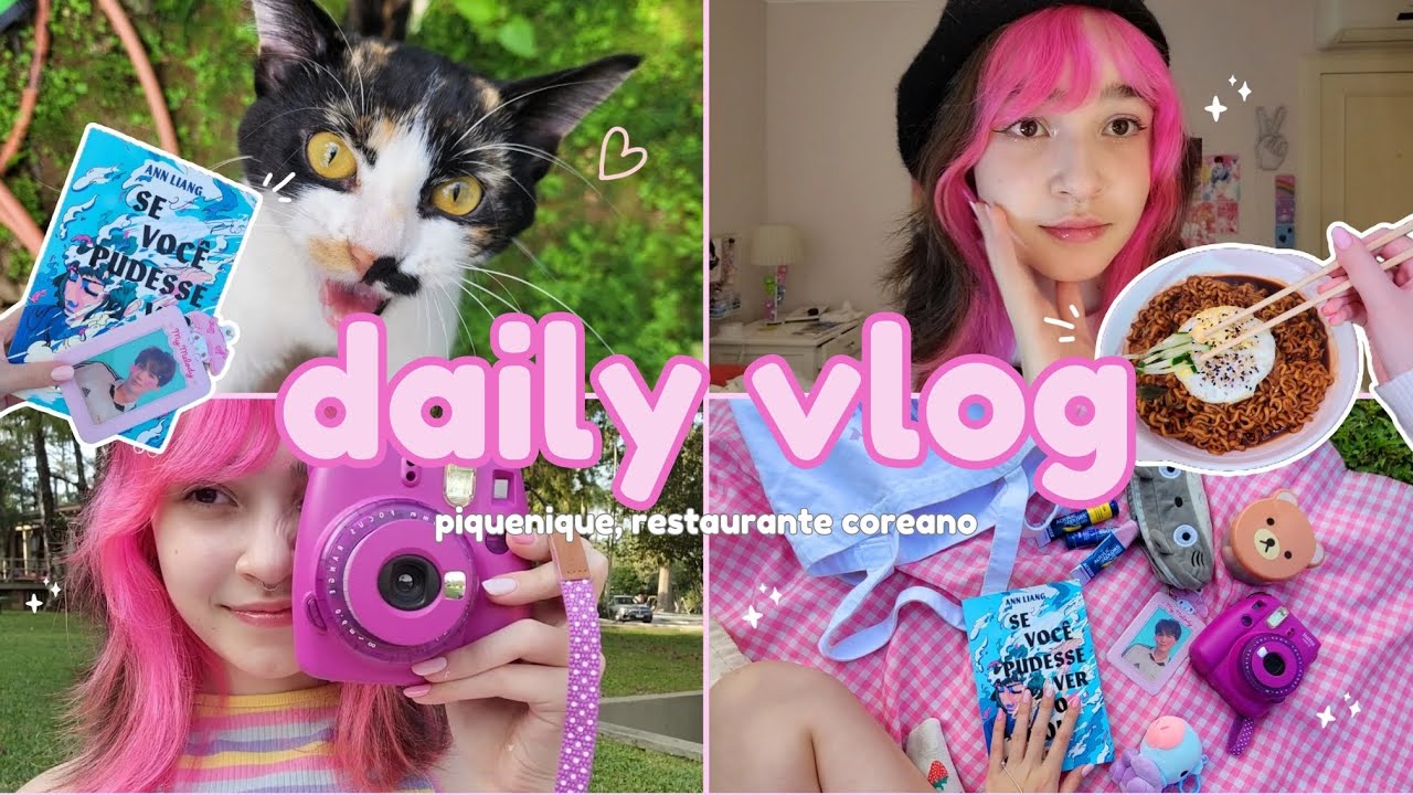 💌 VLOG: piquenique e restaurante coreano!