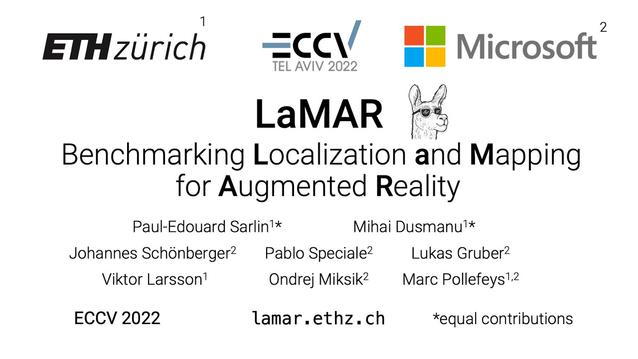 [ECCV 2022] LaMAR: Benchmarking Localization and Mapping for Augmented Reality
