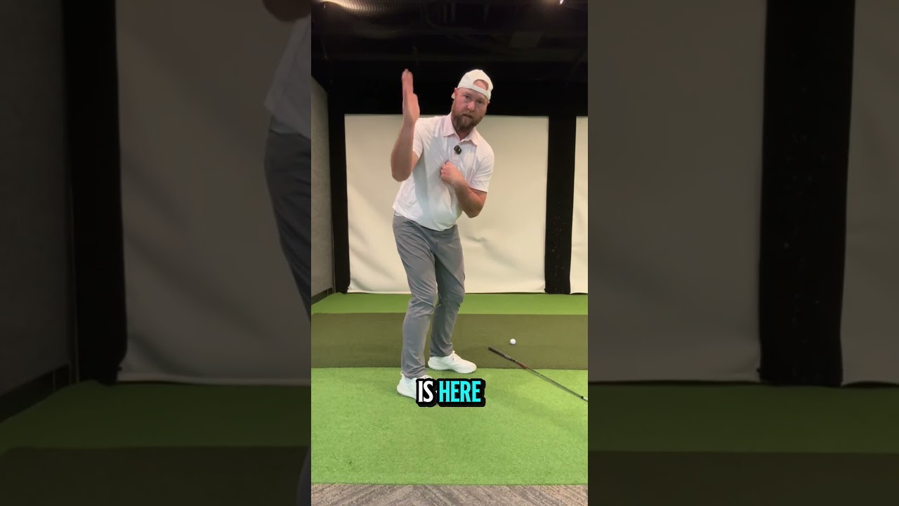 Club moves up Sagittal plane so we don’t get stuck underneath #golf #golfswing #golfcoach #movement