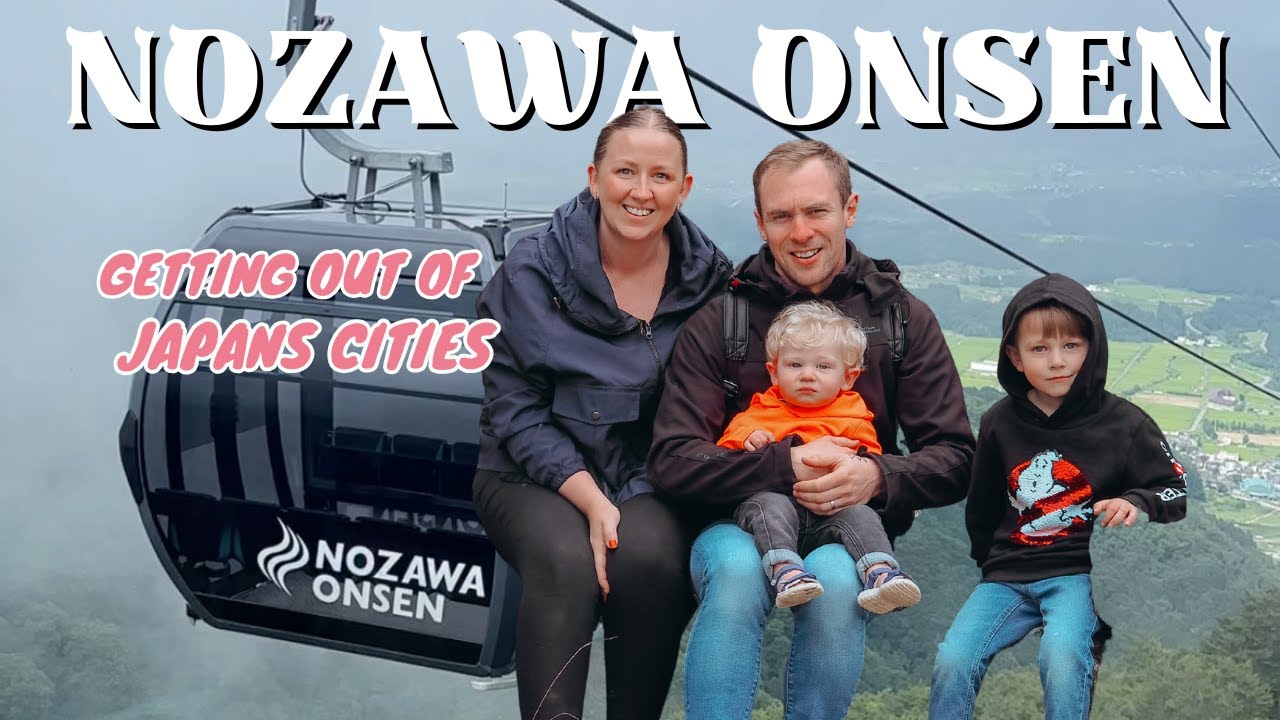 A Day in Nozawa Onsen, Japan | Hidden Mountain Farmers Market | Family Travel Vlog