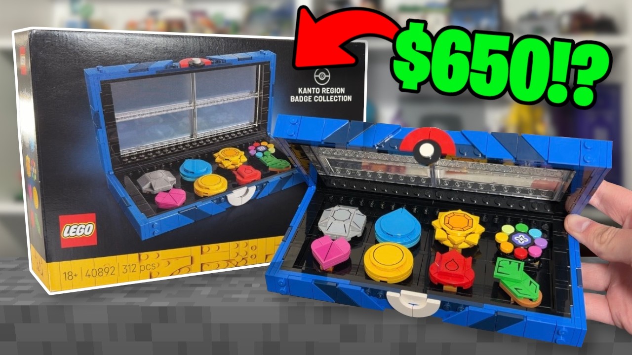 Стоит ли этот набор значков LEGO Pokémon Kanto Region Badge Collection, который можно получить в ...