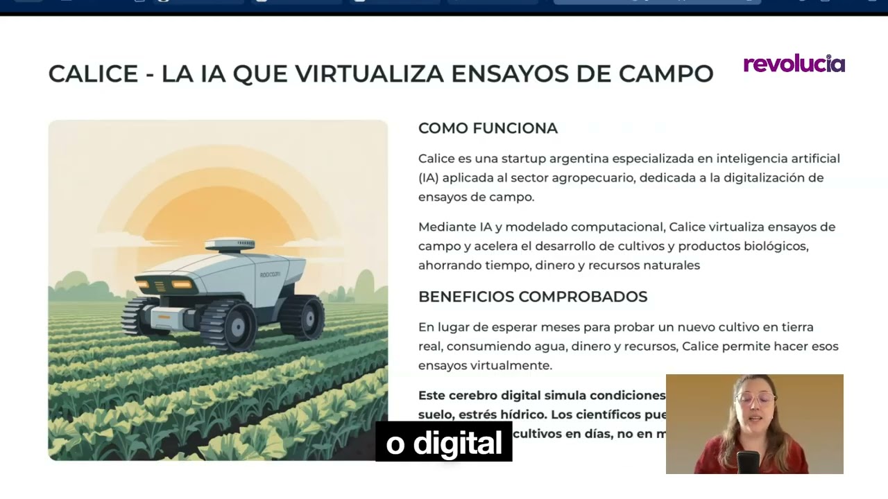 ¡IA que acelera el campo! 🌾 Conocé Calice con Paula Toselli.