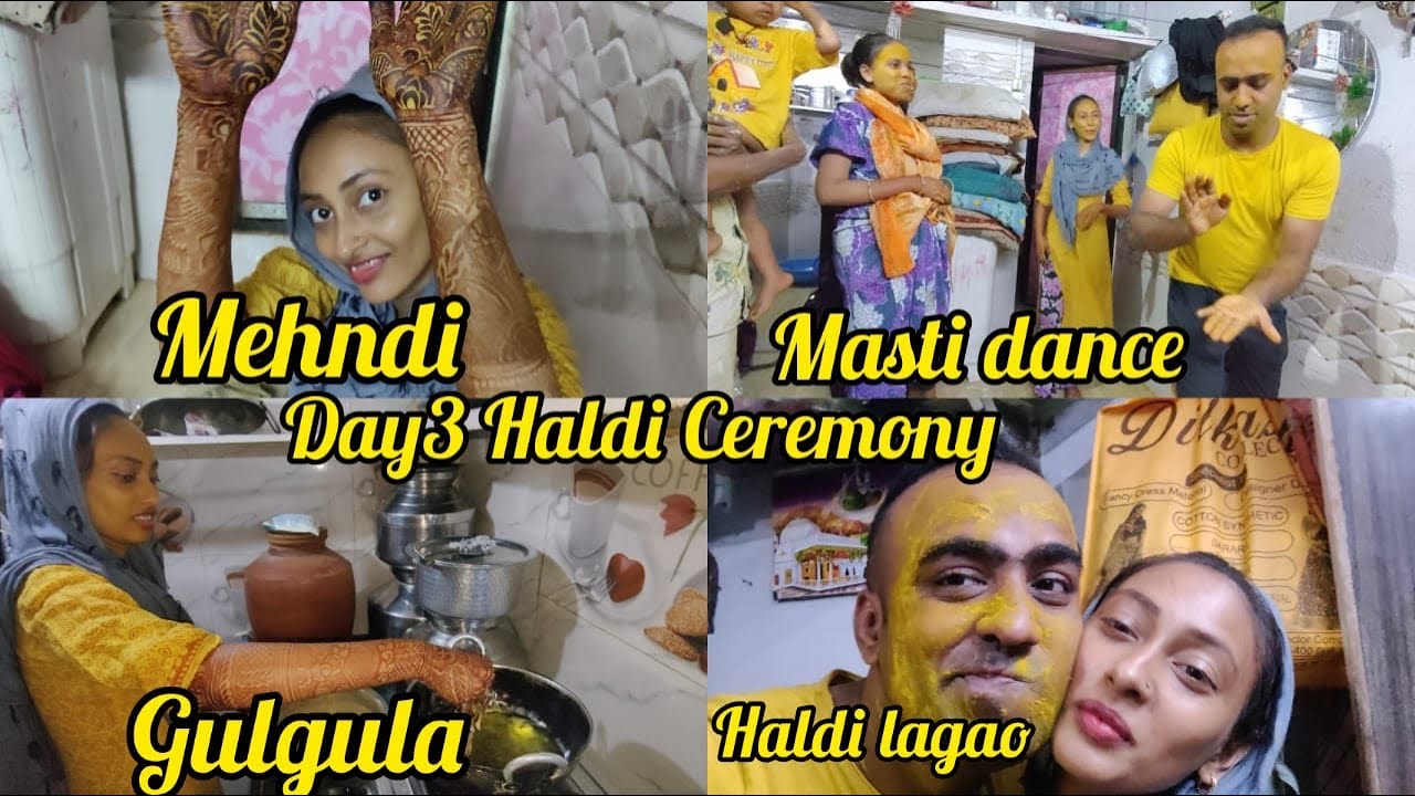 Day 3 Haldi Ceremony bht enjoy kiye  aur Ammi ko bht bht miss🥺 kiye | Shafique Aasifa | Vlogs