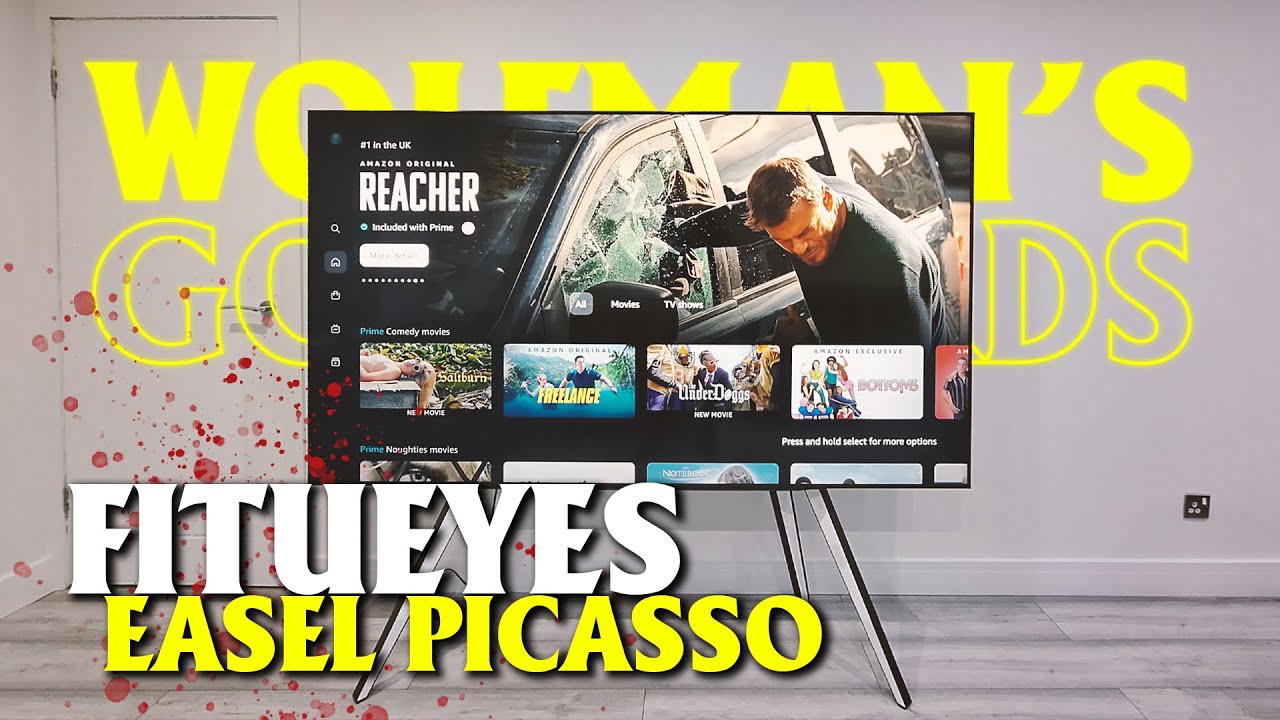 Новая подставка под телевизор 85 дюймов | Сборка и обзор мольберта FITUEYES Picasso