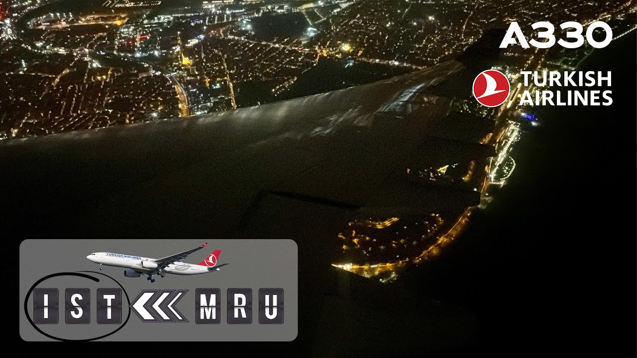 Turkish Airlines landing at Istanbul airport (IST) | Airbus A330-300