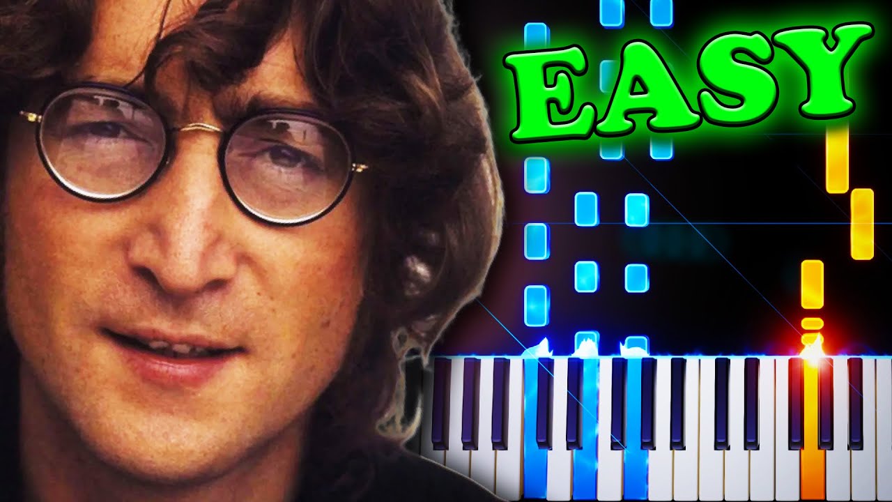 John Lennon - Imagine - EASY Piano Tutorial