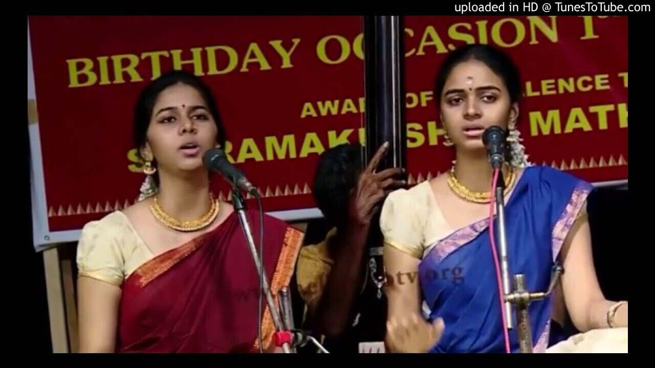 Anahita & Apoorva - shrI rAma jayamE jayam - rAgamAlikA - oothukAdu venkata kavi
