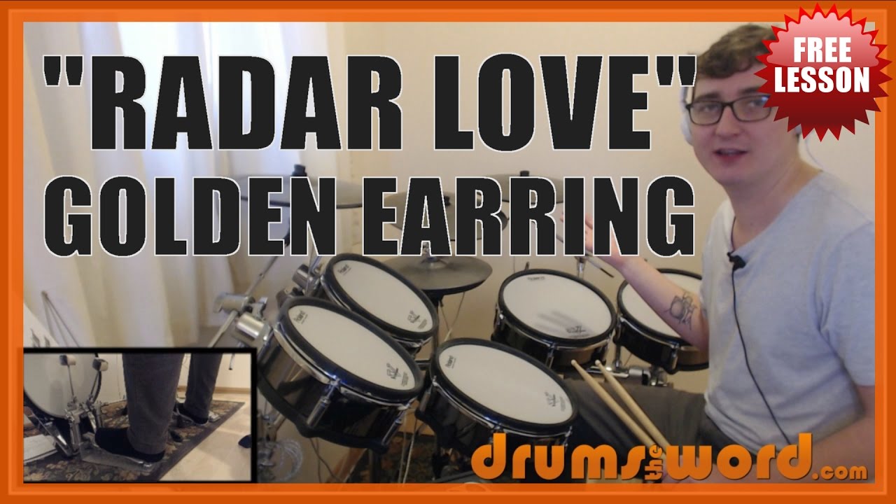 ★ Radar Love (Golden Earring) ★ FREE Drum Lesson | How To Play Drum BEAT (Cesar Zuiderwijk)