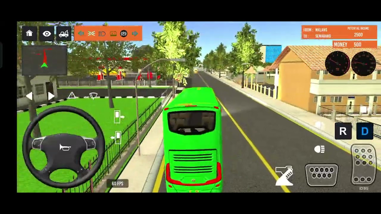 Euro Bus Driving Game PublicTransportation 2024 Indonesia BusSimulator Android Gameplay #86.