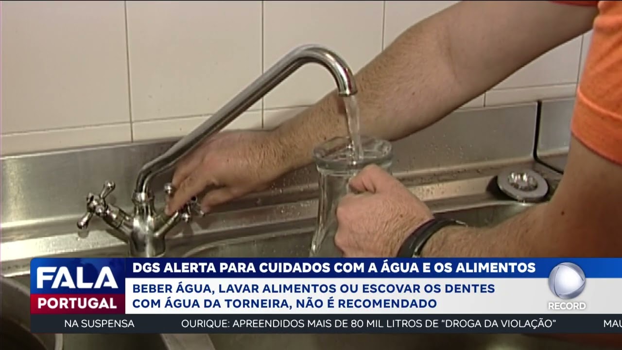 DGS alerta para cuidados com a água e os alimentos