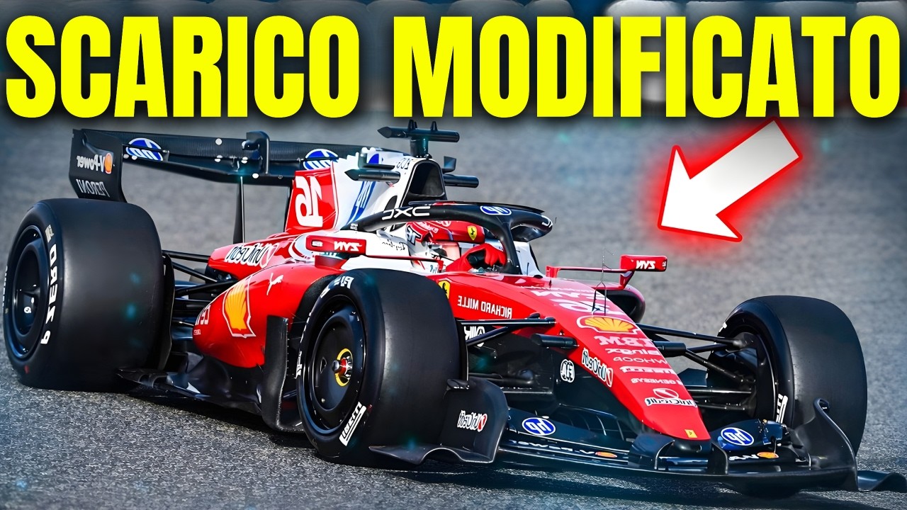 LO SCARICO SOFFIATO DELLA SF-26 POTREBBE AIUTARE LA FERRARI A GUADAGNARE POSIZIONI FACILMENTE