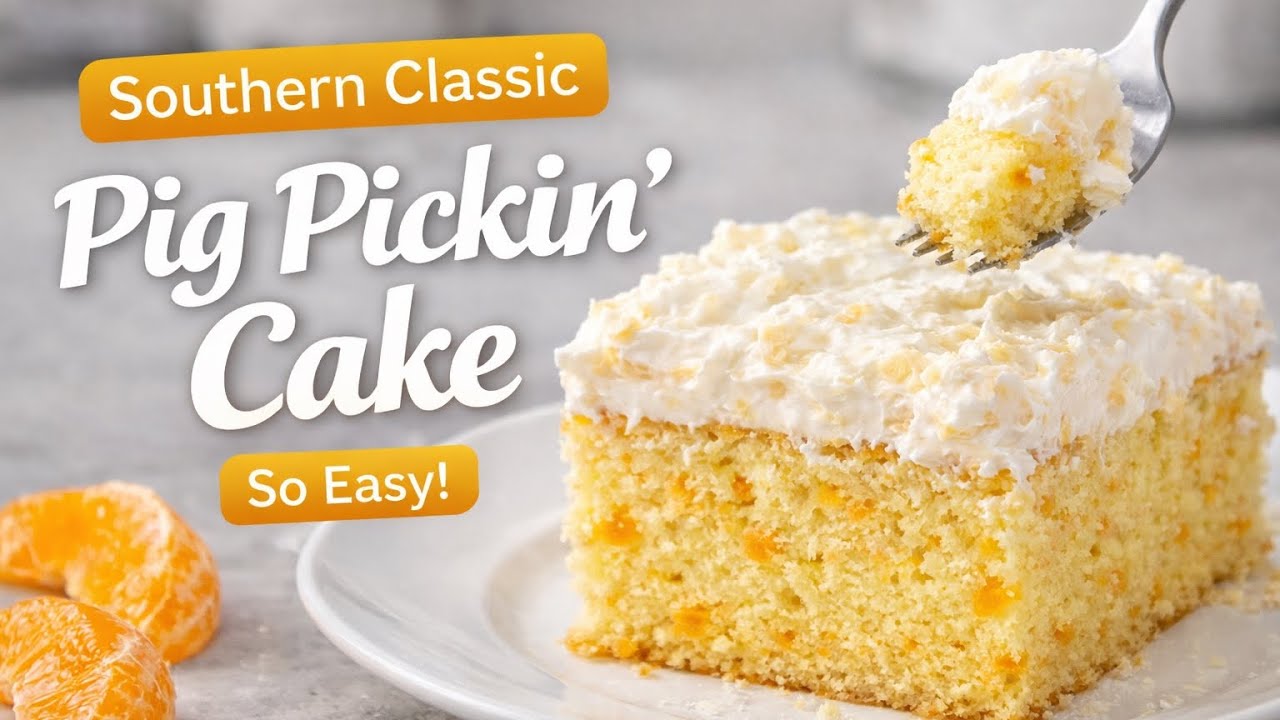 Pig Pickin’ Cake | Classic Southern Mandarin Orange Dessert