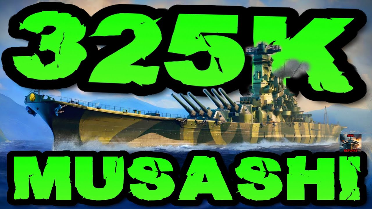 Musashi 325K DMG *MINI YAMATO ACTION* ⚓️ World of Warships Epic Replays 🚢 #worldofwarships