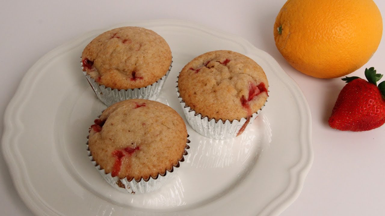 Strawberry Orange Muffins Recipe - Laura Vitale - Laura in the Kitchen Episode 375