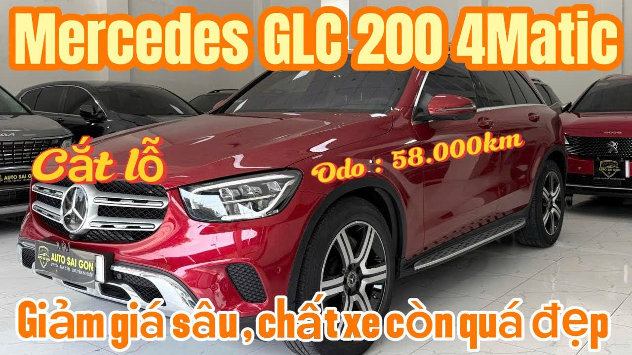 Cắt lỗ Mercedes GLC200 4Matic 2019 lăn bánh 58.000km giá giảm sâu chất xe còn quá đẹp #glc200 