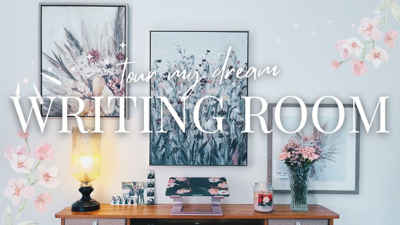 Tour My Cozy Home Office ✨ Workspace, Bookshelf, & Desk Setup  📖☕
