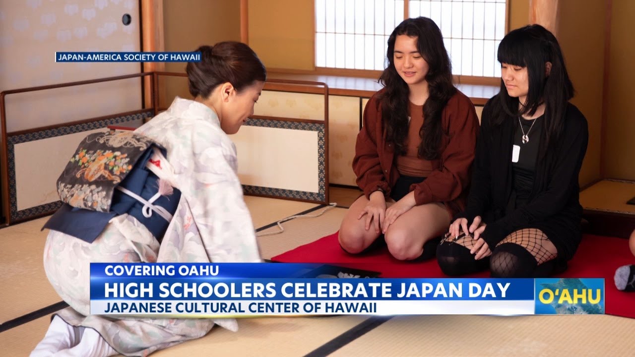Hawaii high school students experience Japanese culture at Japan Day Event